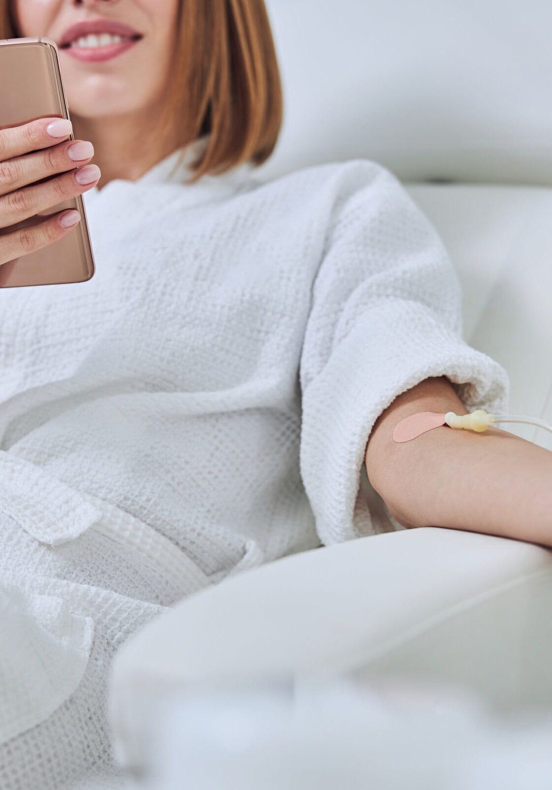 IV nutrition therapy session at Miracle Wellness